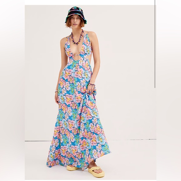 For Love And Lemons Yasmin Maxi Dress - Picture 1 of 5